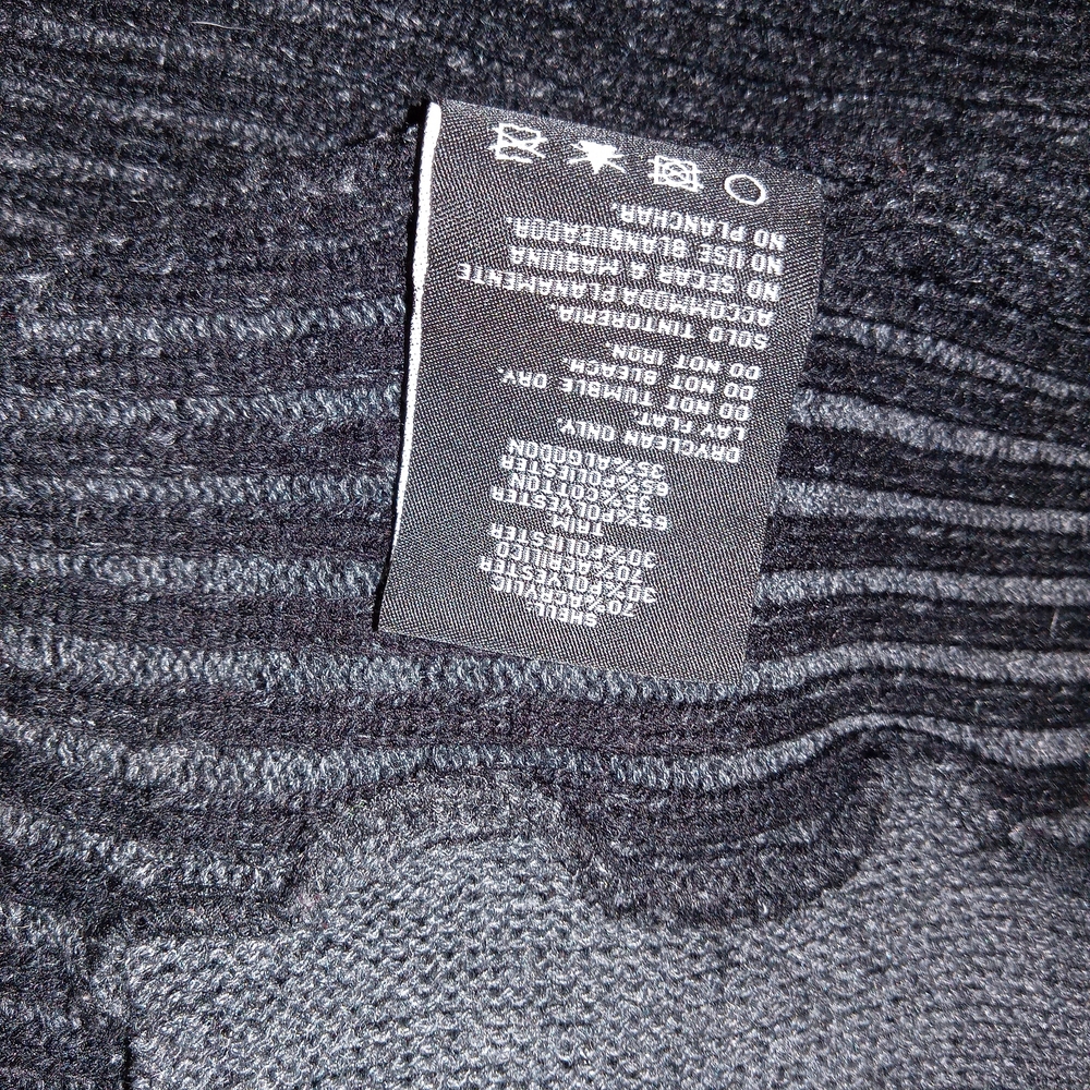 Nick Danger Mens Black Full Zip Sweater Jacket Mock Neck Hooded EUC - Picture 11 of 14